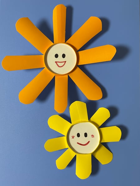 紙コップのお花