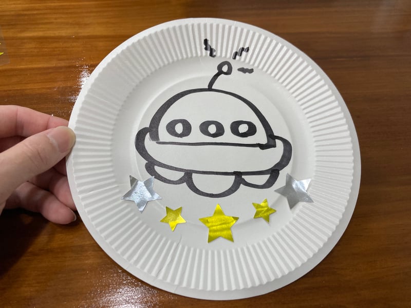 紙皿UFO